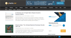 Desktop Screenshot of ghacks.net